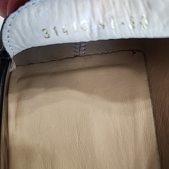 Geox Respira Black Leather Flats Women's EUR 41/US 10-10.5 Made‎ In Italy - Picture 6 of 8